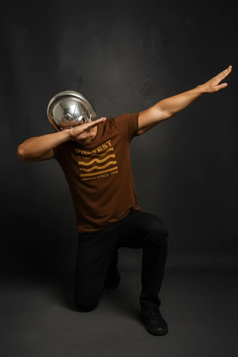 Peacemaker Chrome Helmet | Superhero Cosplay Armor Prop | Realistic Metal Helmet Replica | Handmade Movie Helmet | Collector Display Gift